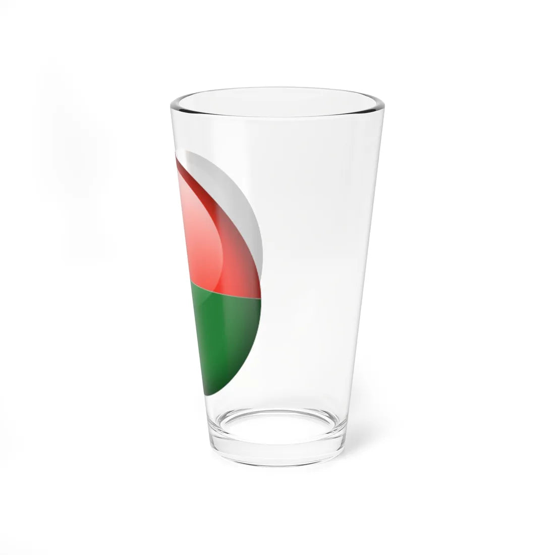 Flag orb Madagascar (Madagascar) Pint Glass 16oz - Go Mug Yourself