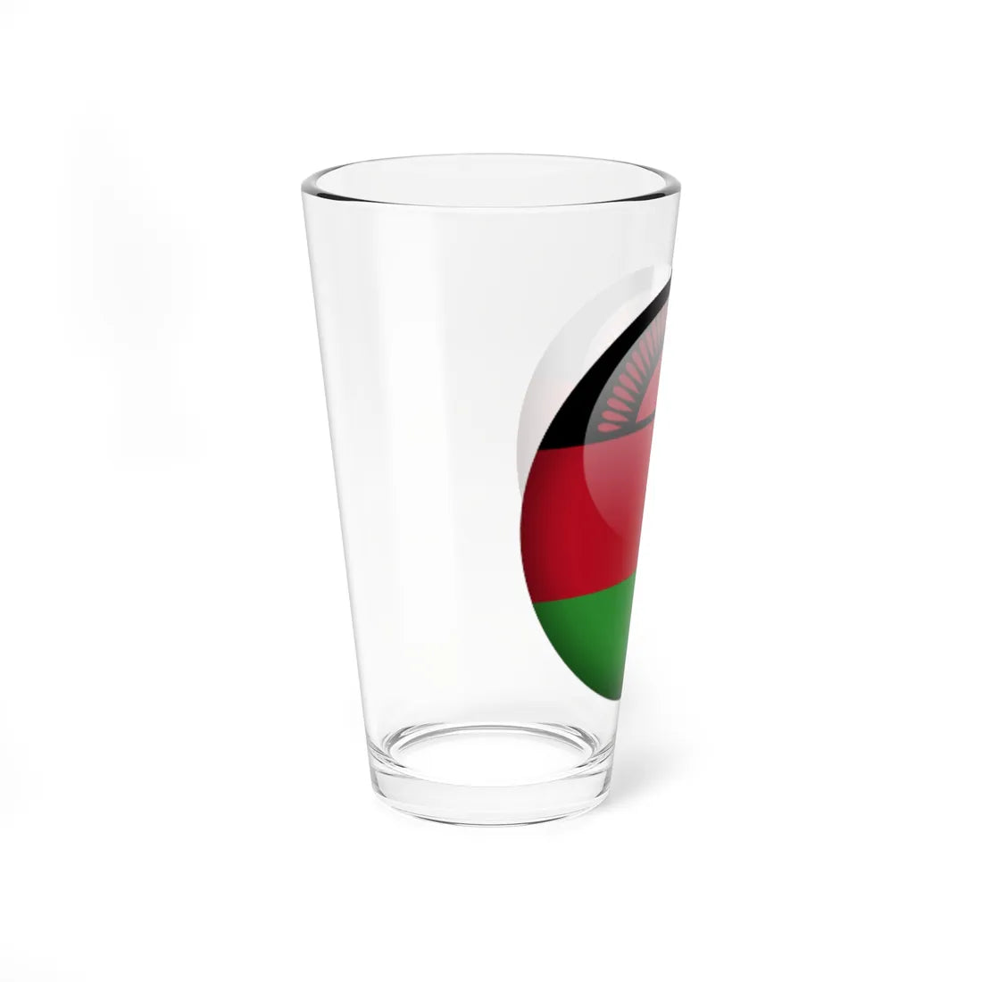 Flag orb Malawi (Malawi) Pint Glass 16oz - Go Mug Yourself