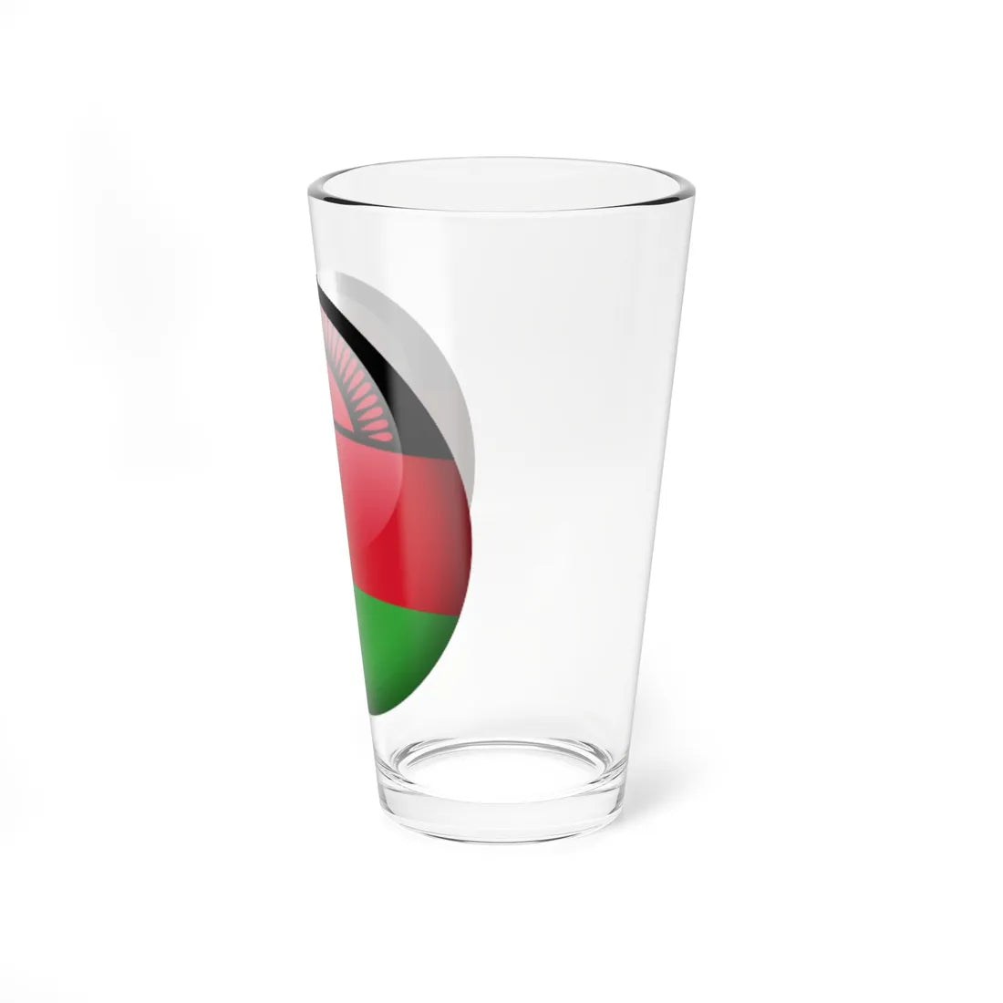 Flag orb Malawi (Malawi) Pint Glass 16oz - Go Mug Yourself