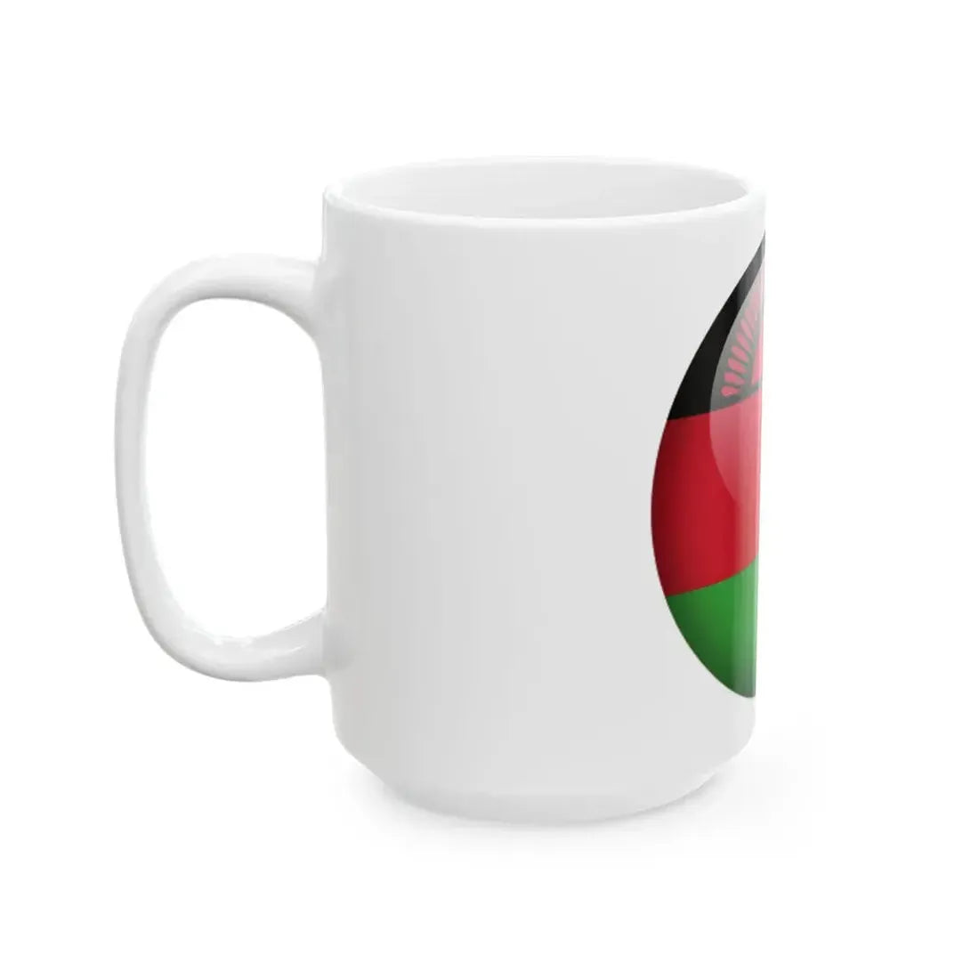 Flag orb Malawi (Malawi) White Coffee Mug - Go Mug Yourself