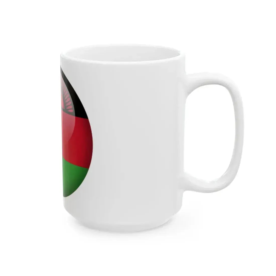 Flag orb Malawi (Malawi) White Coffee Mug - Go Mug Yourself