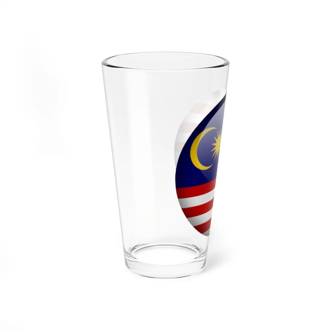 Flag orb Malaysia (Malaysia) Pint Glass 16oz - Go Mug Yourself