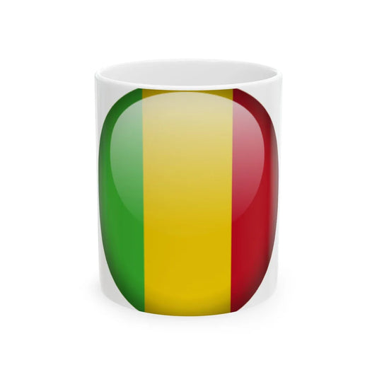Flag orb Mali (Mali) White Coffee Mug 11oz - Go Mug Yourself
