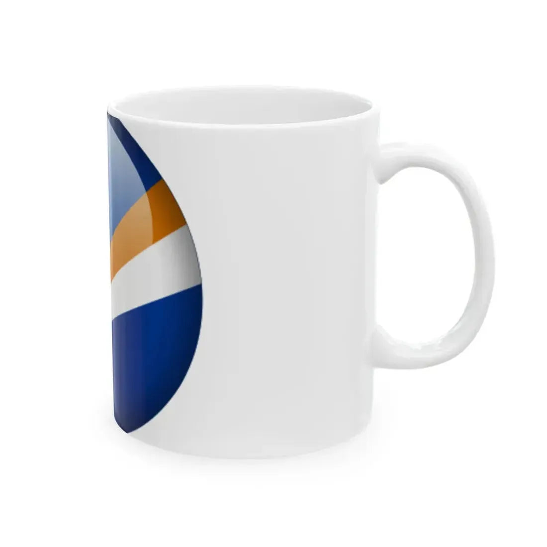 Flag orb Marshall Islands (Marshall Islands) White Coffee Mug - Go Mug Yourself