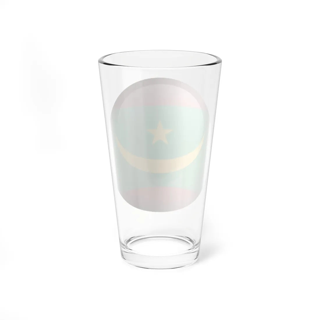 Flag orb Mauritania (Mauritania) Pint Glass 16oz - Go Mug Yourself