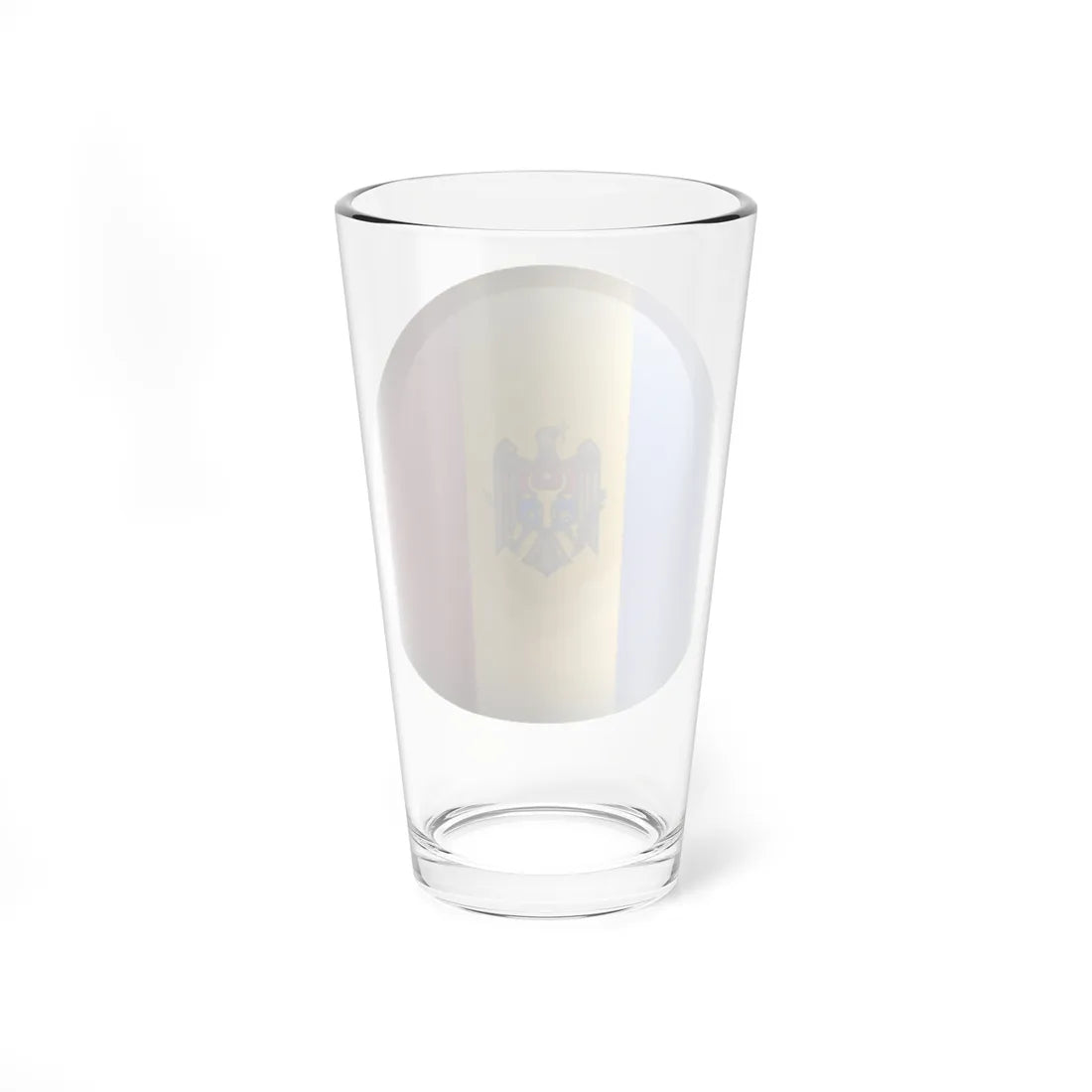 Flag orb Moldova (Moldova) Pint Glass 16oz - Go Mug Yourself