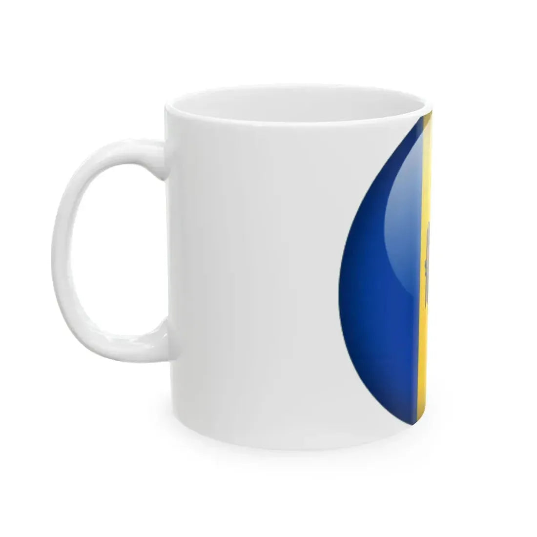 Flag orb Moldova (Moldova) White Coffee Mug - Go Mug Yourself