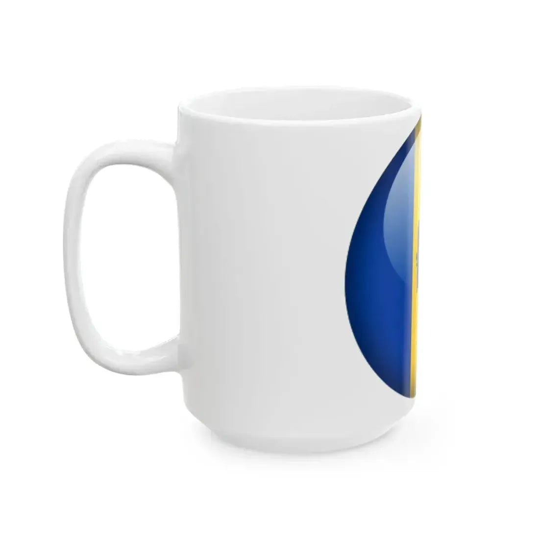 Flag orb Moldova (Moldova) White Coffee Mug - Go Mug Yourself
