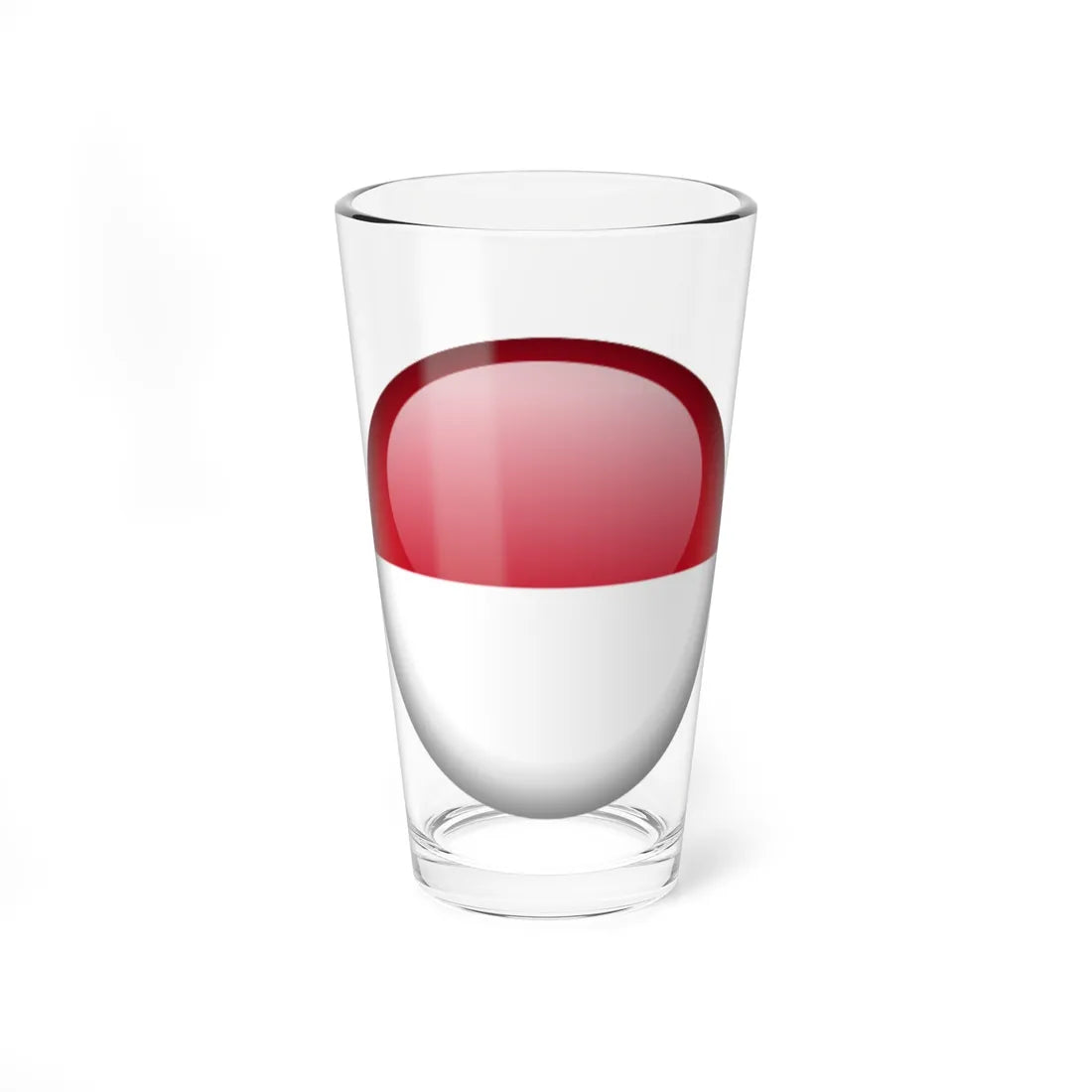 Flag orb Monaco (Monaco) Pint Glass 16oz 16oz - Go Mug Yourself