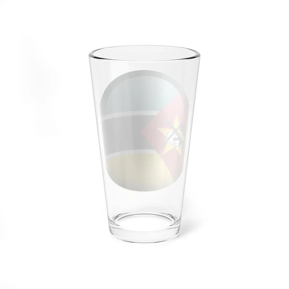 Flag orb Mozambique (Mozambique) Pint Glass 16oz - Go Mug Yourself