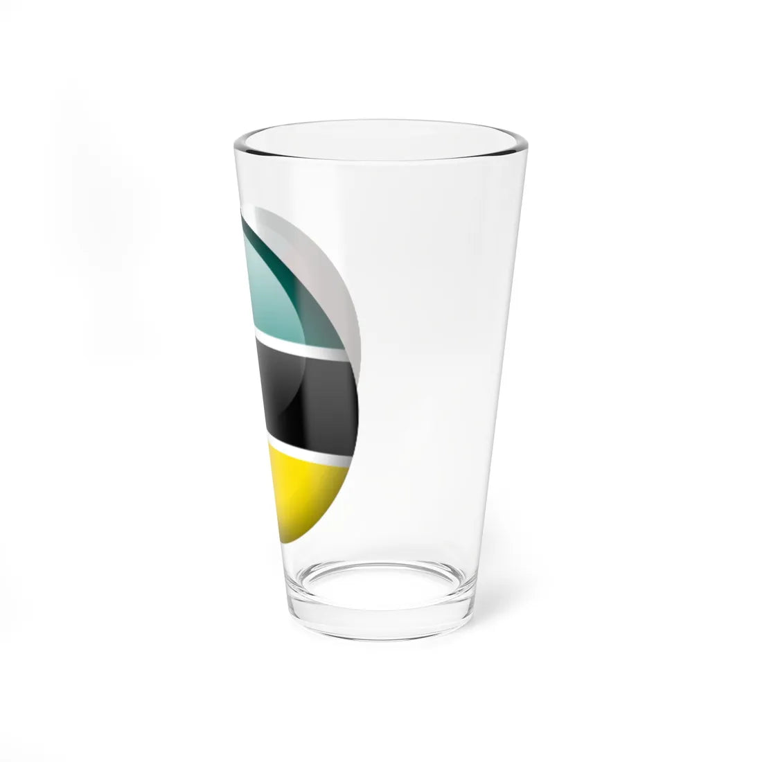 Flag orb Mozambique (Mozambique) Pint Glass 16oz - Go Mug Yourself
