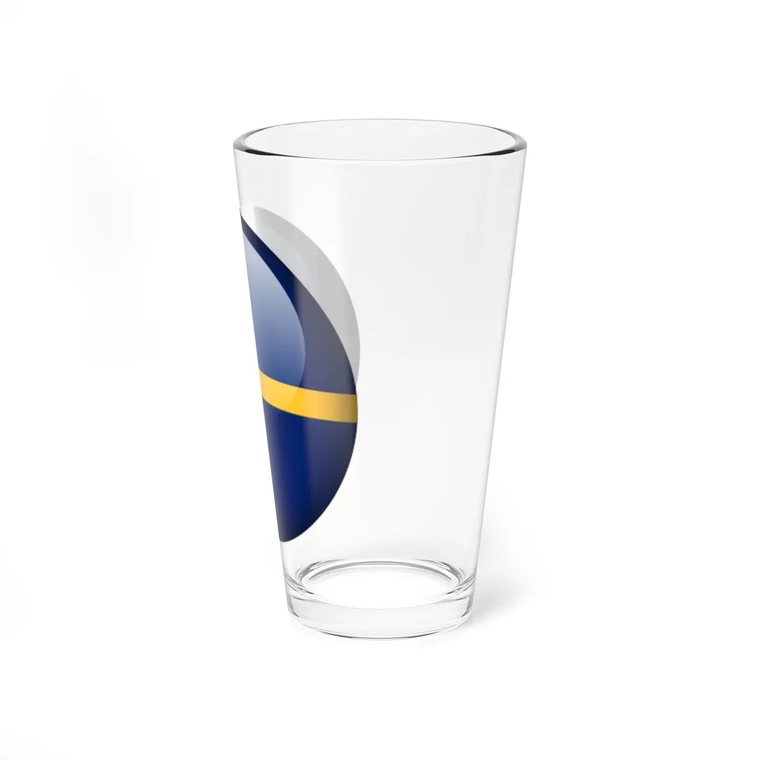 Flag orb Nauru (Nauru) Pint Glass 16oz - Go Mug Yourself