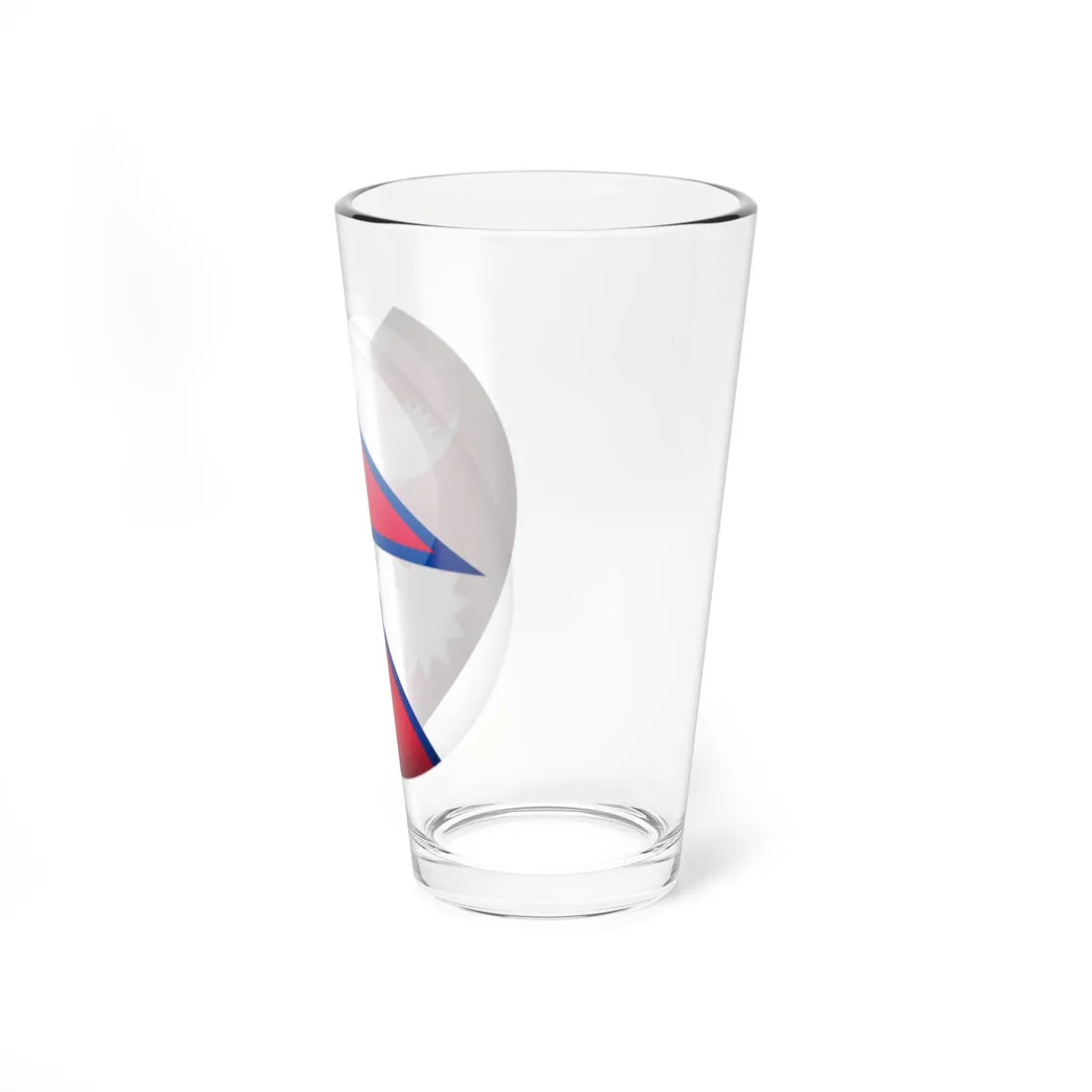 Flag orb Nepal (Nepal) Pint Glass 16oz - Go Mug Yourself