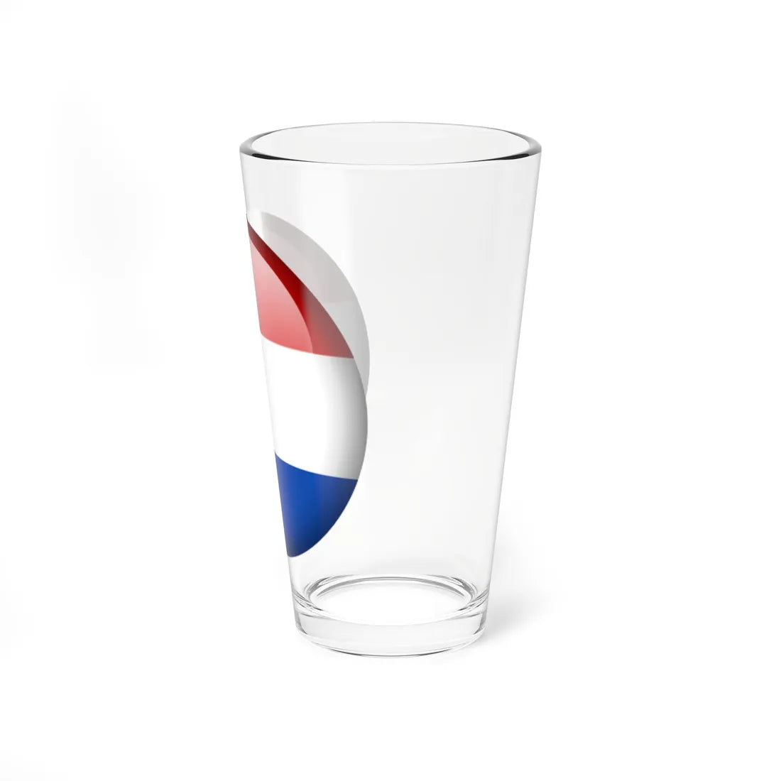 Flag orb Netherlands (Netherlands) Pint Glass 16oz - Go Mug Yourself