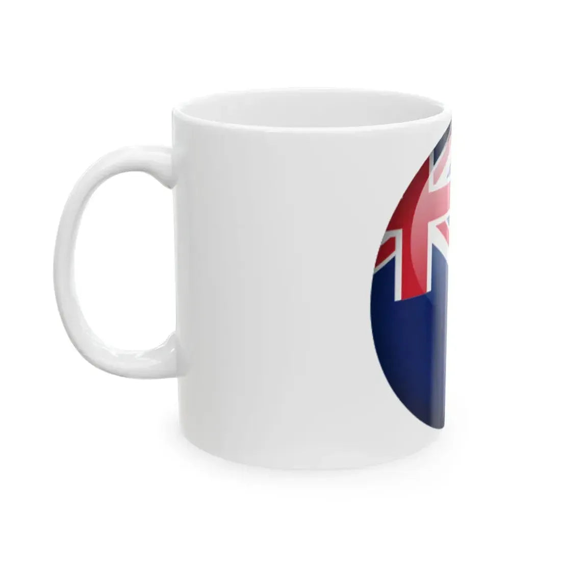 Flag orb New Zealand (New Zealand) White Coffee Mug - Go Mug Yourself