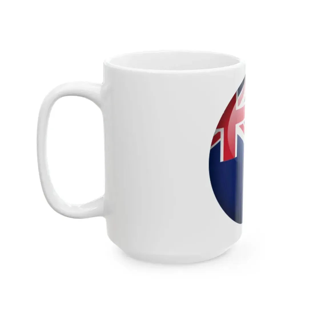 Flag orb New Zealand (New Zealand) White Coffee Mug - Go Mug Yourself