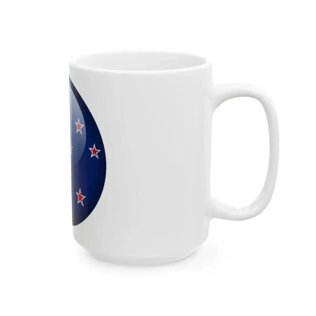 Flag orb New Zealand (New Zealand) White Coffee Mug - Go Mug Yourself