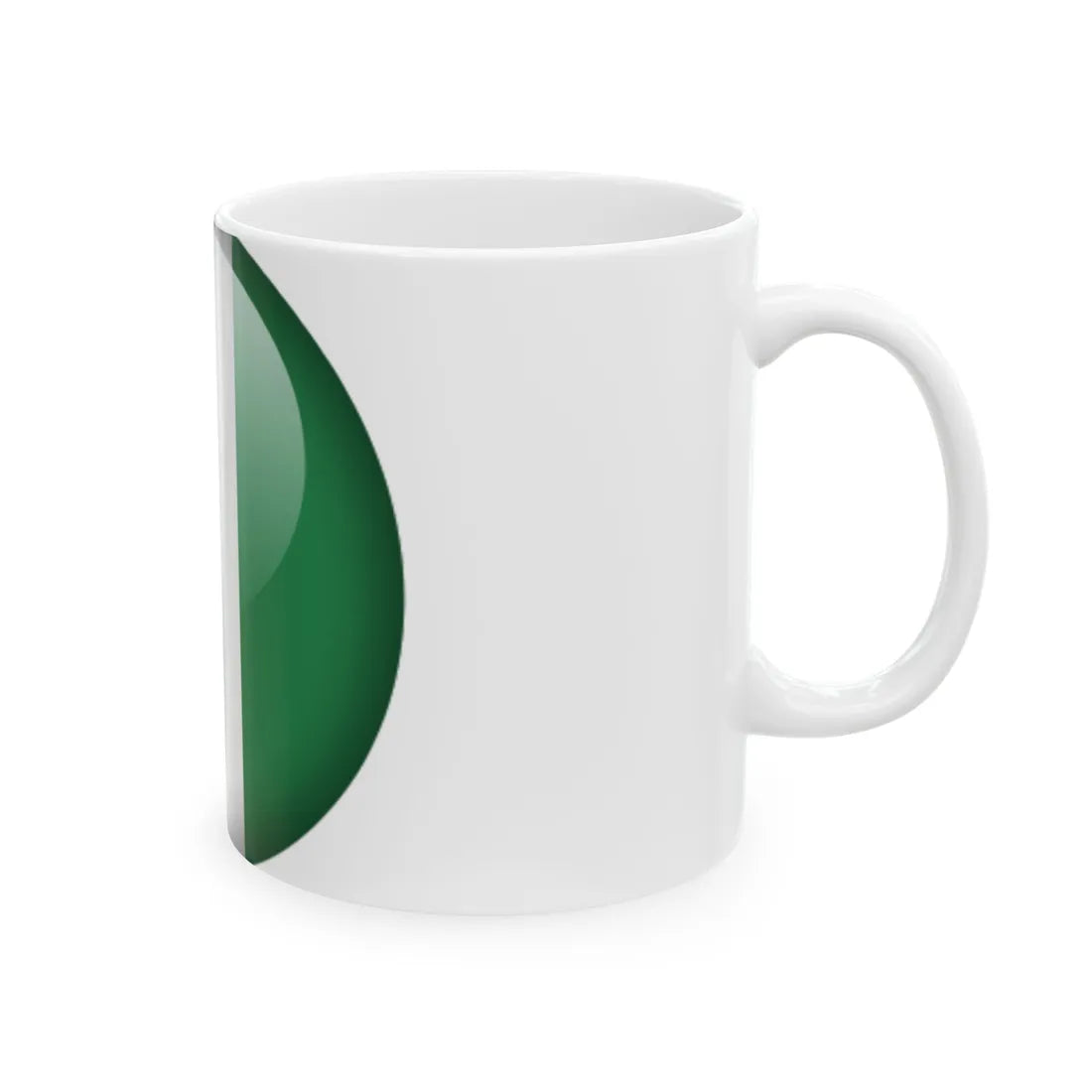 Flag orb Nigeria (Niger) White Coffee Mug - Go Mug Yourself