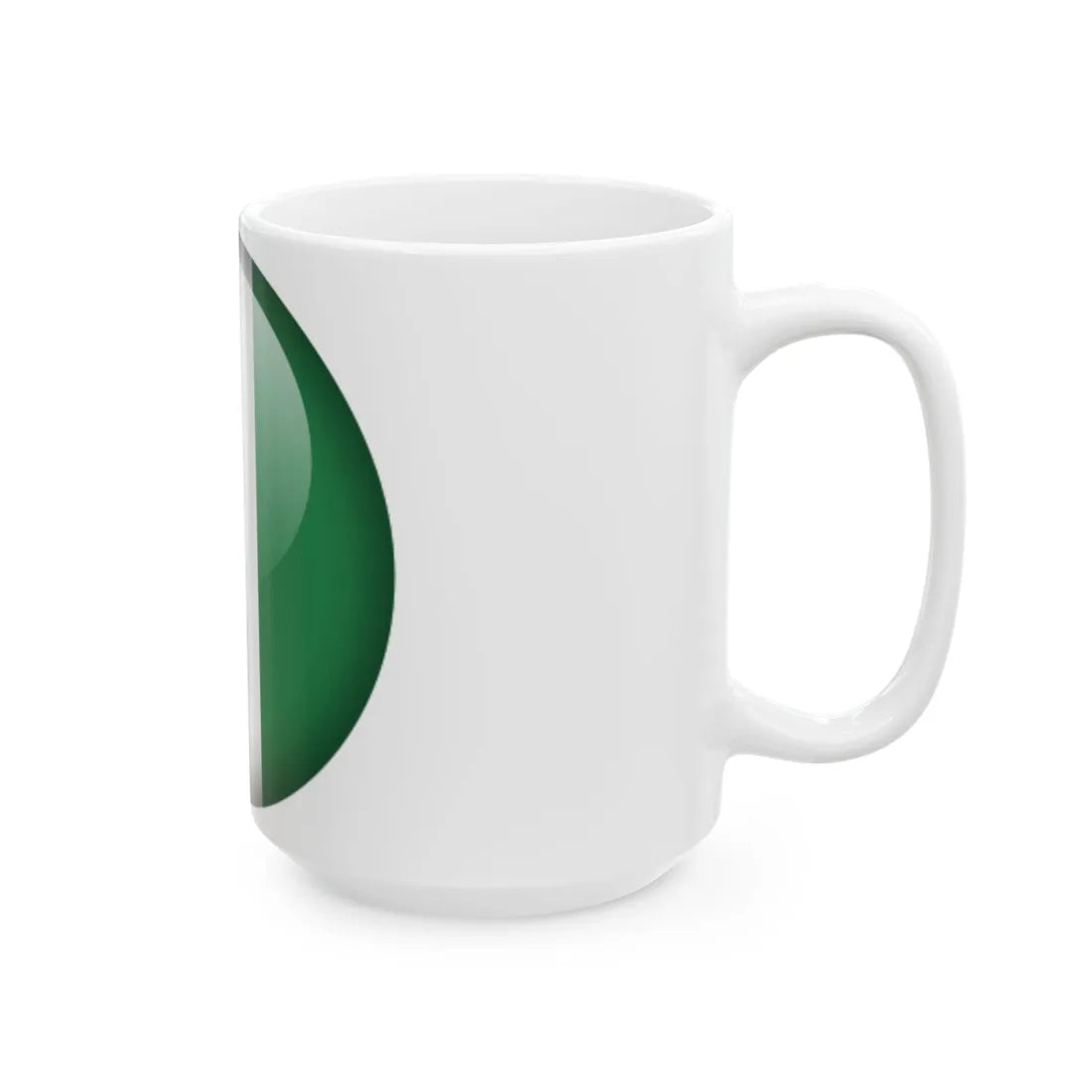 Flag orb Nigeria (Niger) White Coffee Mug - Go Mug Yourself