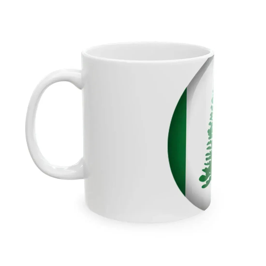Flag orb Norfolk Island (Australia) White Coffee Mug - Go Mug Yourself
