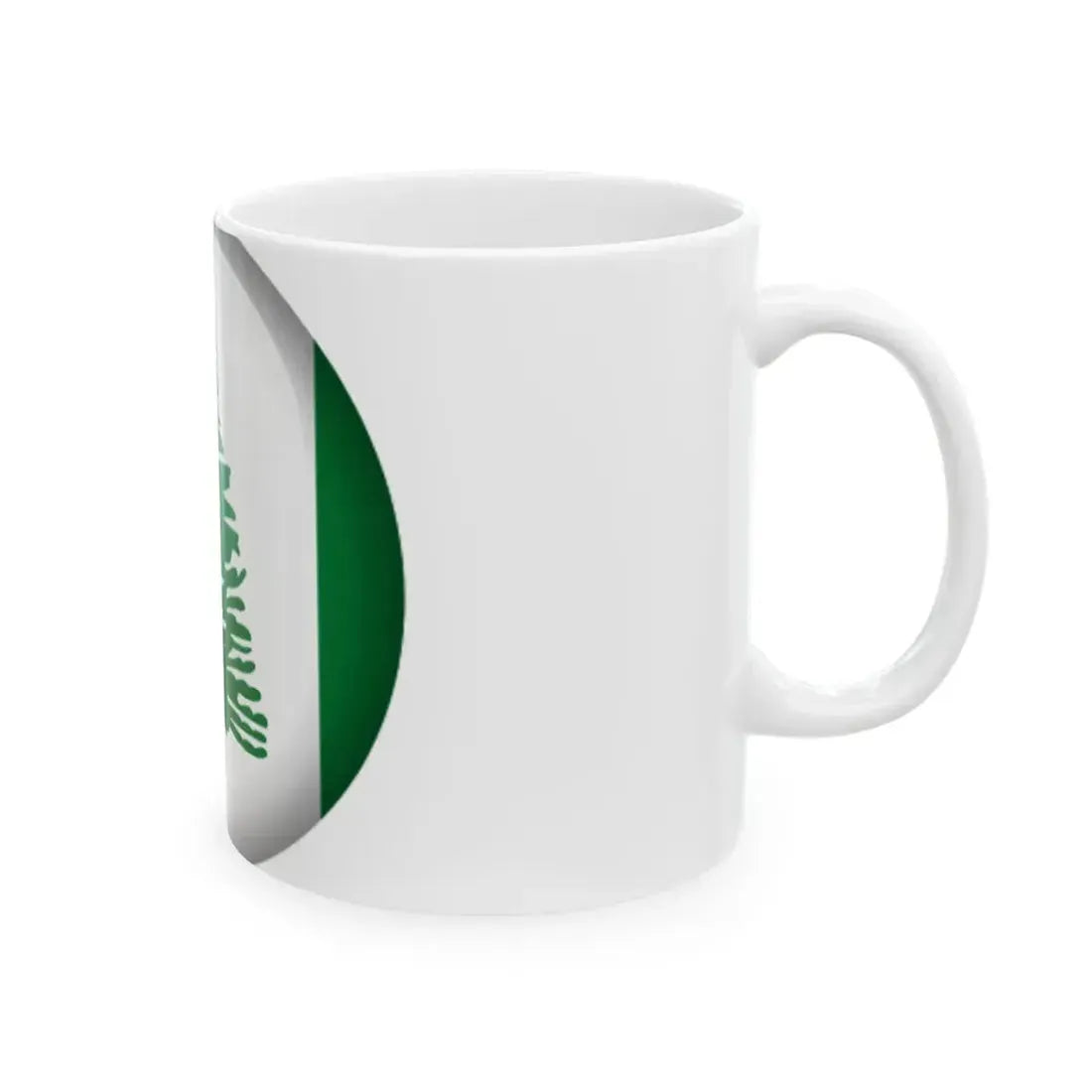 Flag orb Norfolk Island (Australia) White Coffee Mug - Go Mug Yourself
