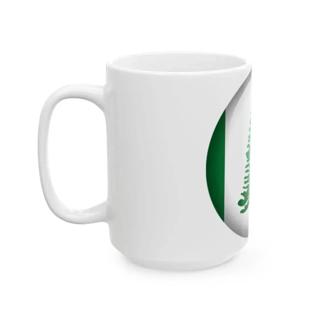 Flag orb Norfolk Island (Australia) White Coffee Mug - Go Mug Yourself