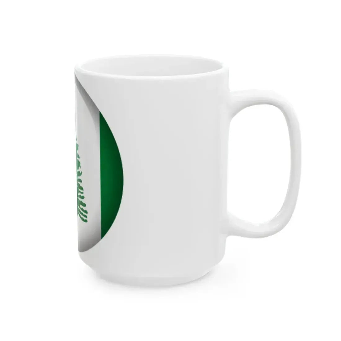 Flag orb Norfolk Island (Australia) White Coffee Mug - Go Mug Yourself