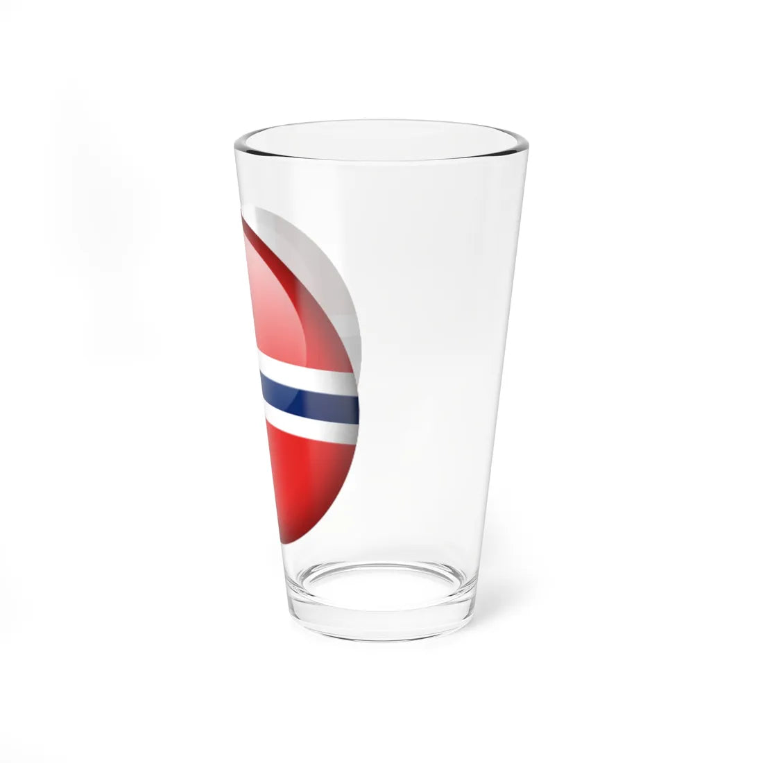 Flag orb Norway (Norway) Pint Glass 16oz - Go Mug Yourself