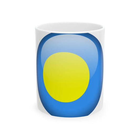Flag orb Palau (Palau) White Coffee Mug 11oz - Go Mug Yourself