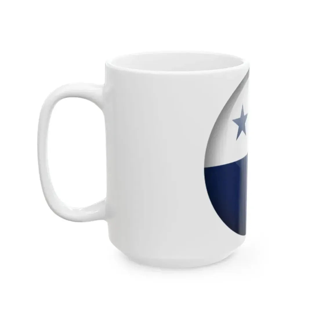 Flag orb Panama (Panama) White Coffee Mug - Go Mug Yourself
