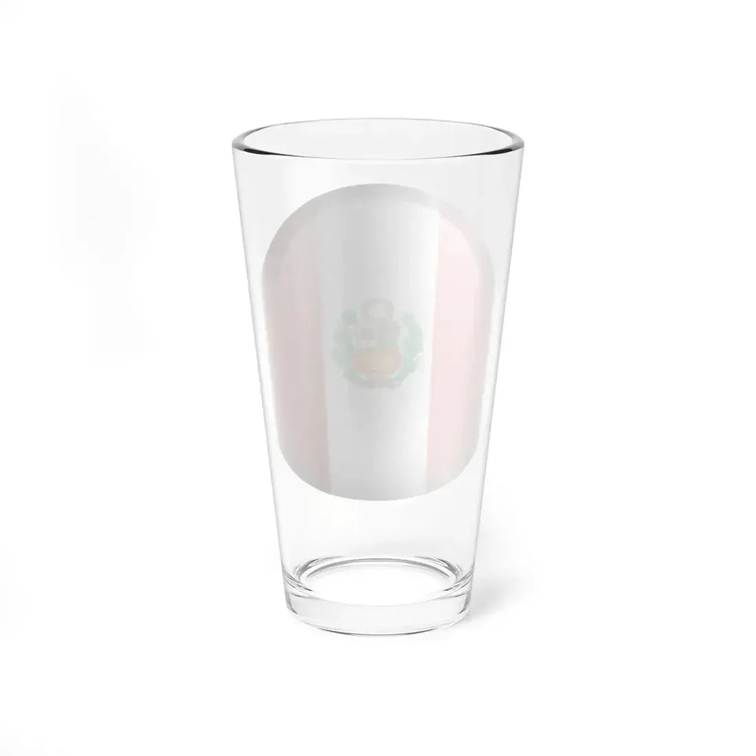 Flag orb Peru (Peru) Pint Glass 16oz - Go Mug Yourself