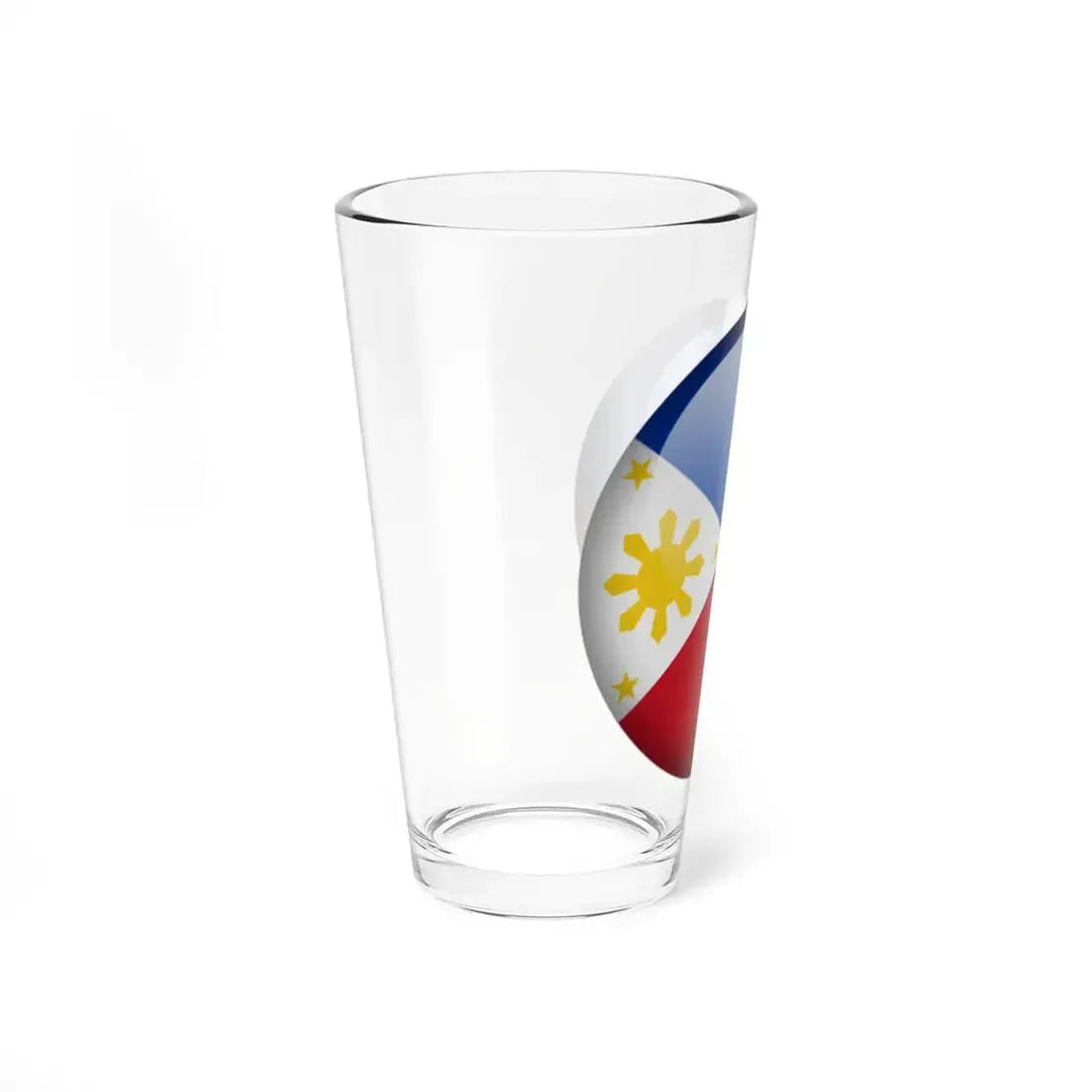Flag orb Philippines (Philippines) Pint Glass 16oz - Go Mug Yourself