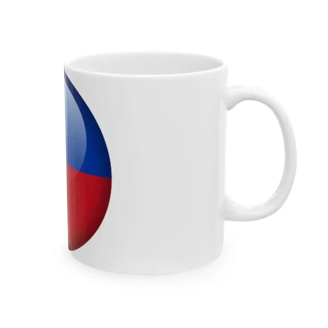 Flag orb Philippines (Philippines) White Coffee Mug - Go Mug Yourself