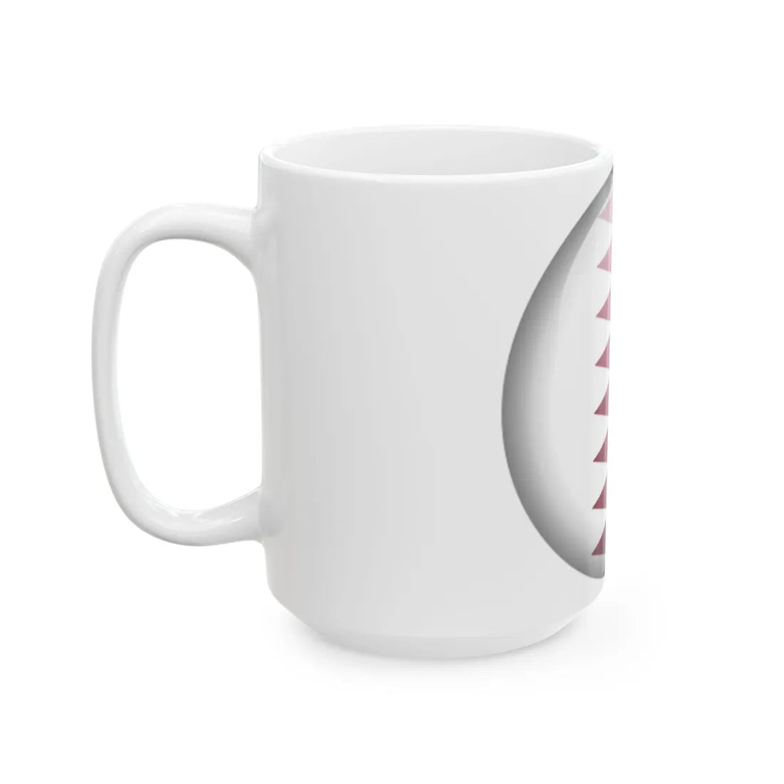 Flag orb Qatar (Qatar) White Coffee Mug - Go Mug Yourself