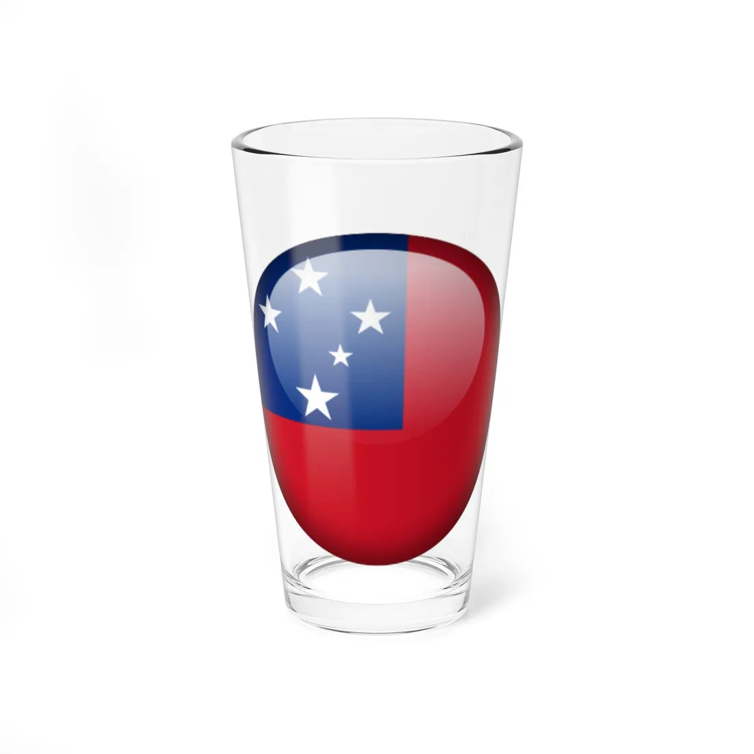 Flag orb Samoa (Samoa) Pint Glass 16oz 16oz - Go Mug Yourself