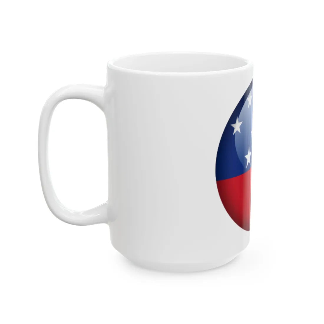 Flag orb Samoa (Samoa) White Coffee Mug - Go Mug Yourself