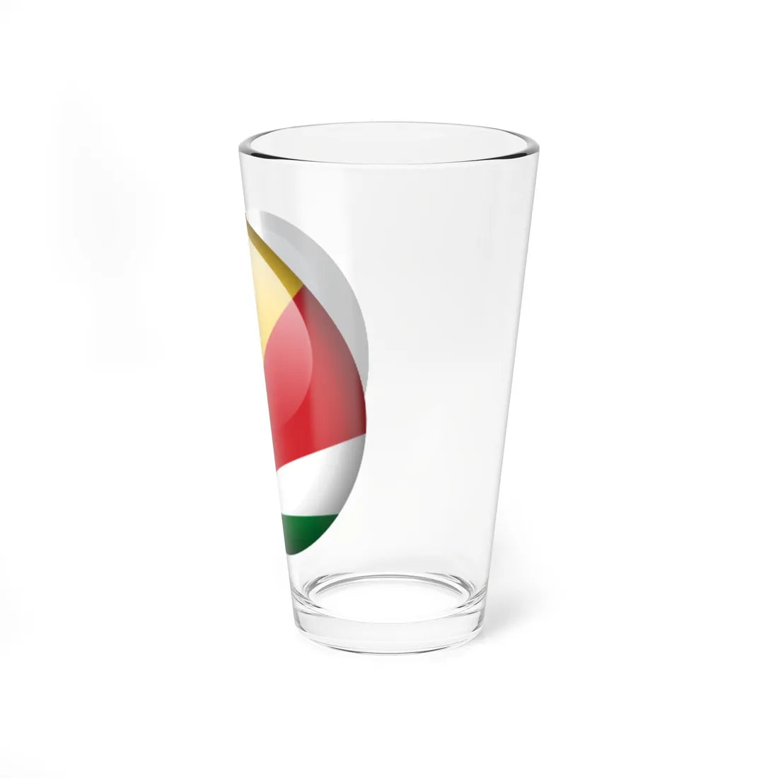 Flag orb Seychelles (Seychelles) Pint Glass 16oz - Go Mug Yourself