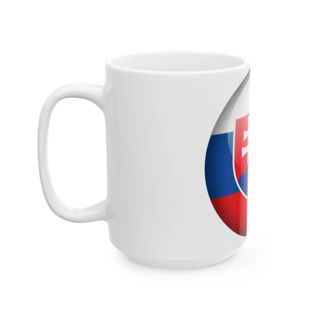 Flag Orb Slovakia (Slovakia) White Coffee Mug - Go Mug Yourself
