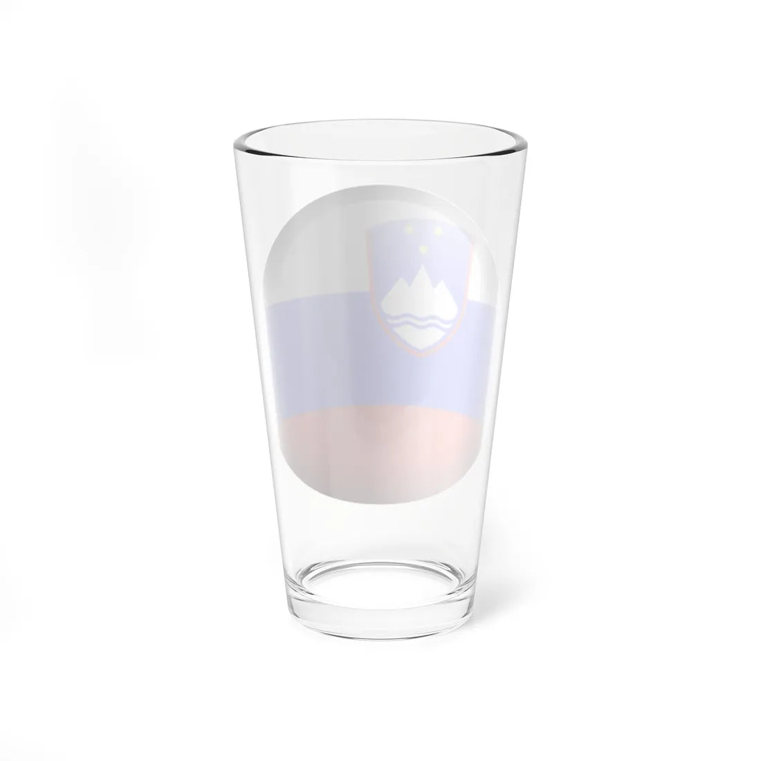 Flag orb Slovenia (Slovenia) Pint Glass 16oz - Go Mug Yourself