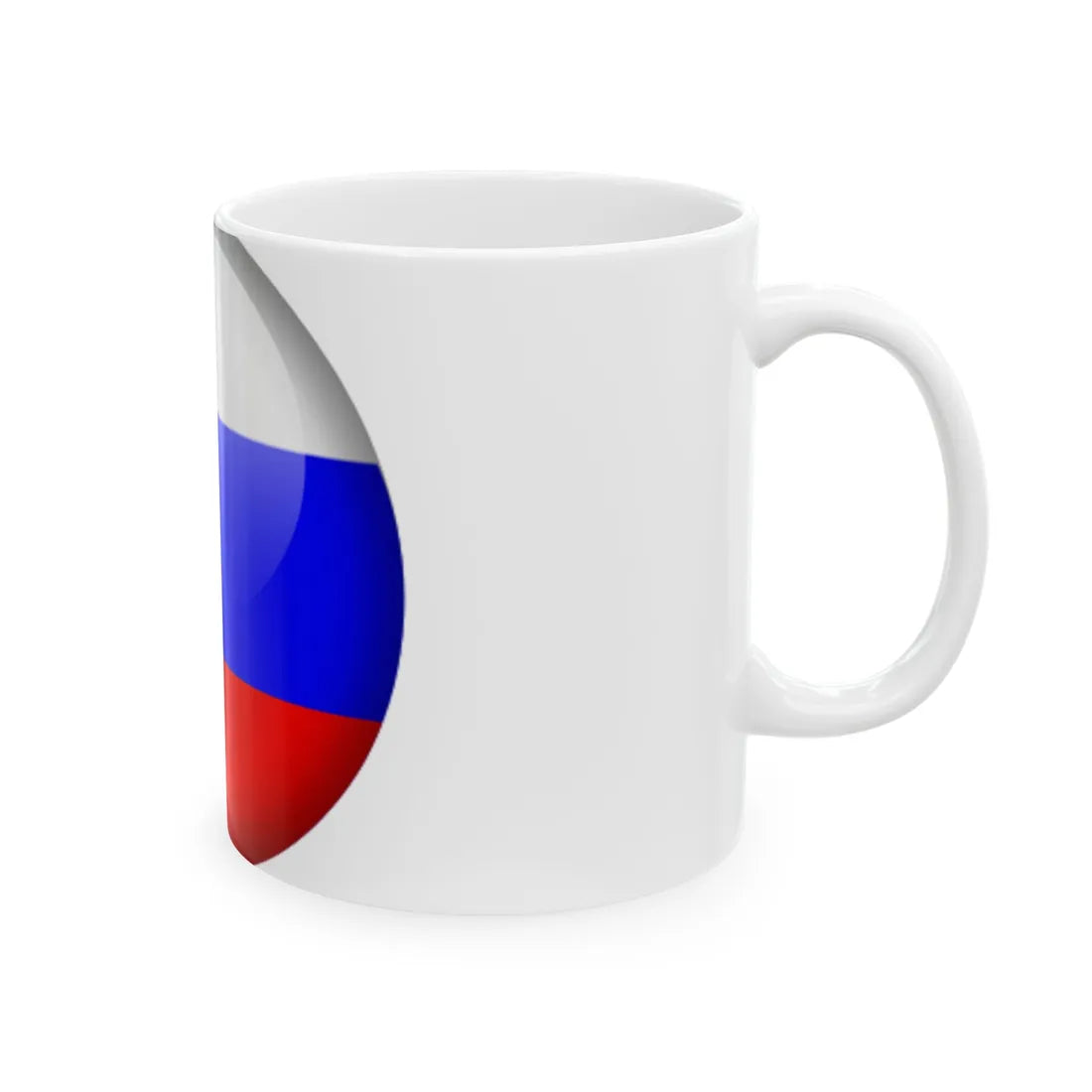 Flag orb Slovenia (Slovenia) White Coffee Mug - Go Mug Yourself
