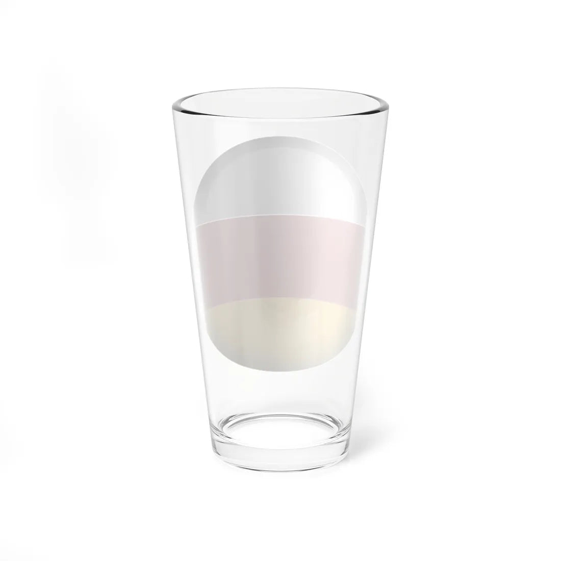 Flag orb South Ossetia Pint Glass 16oz - Go Mug Yourself