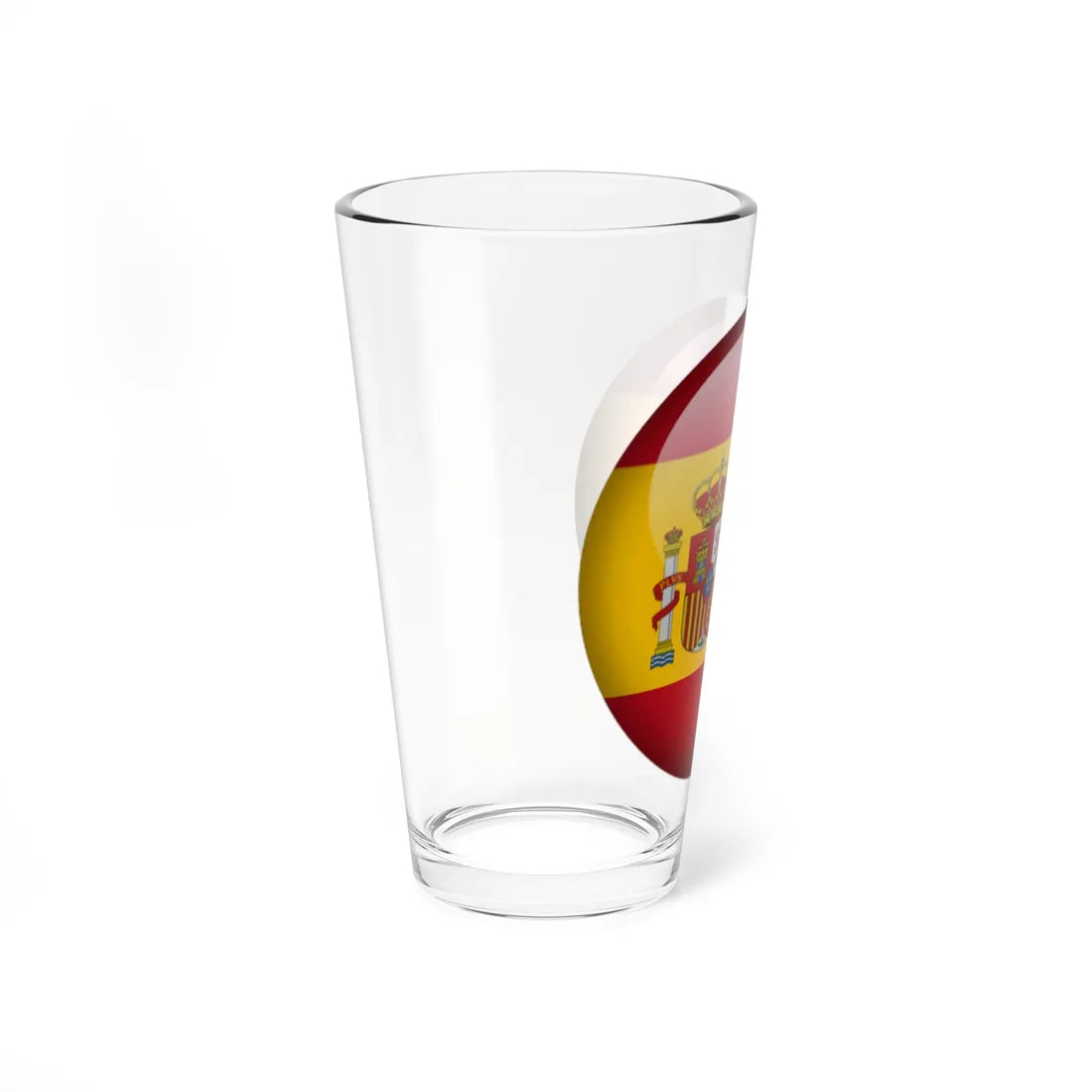 Flag orb Spain (Spain) Pint Glass 16oz - Go Mug Yourself