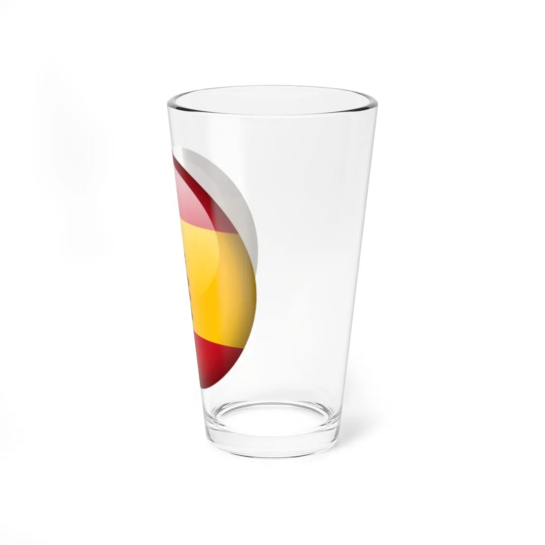 Flag orb Spain (Spain) Pint Glass 16oz - Go Mug Yourself