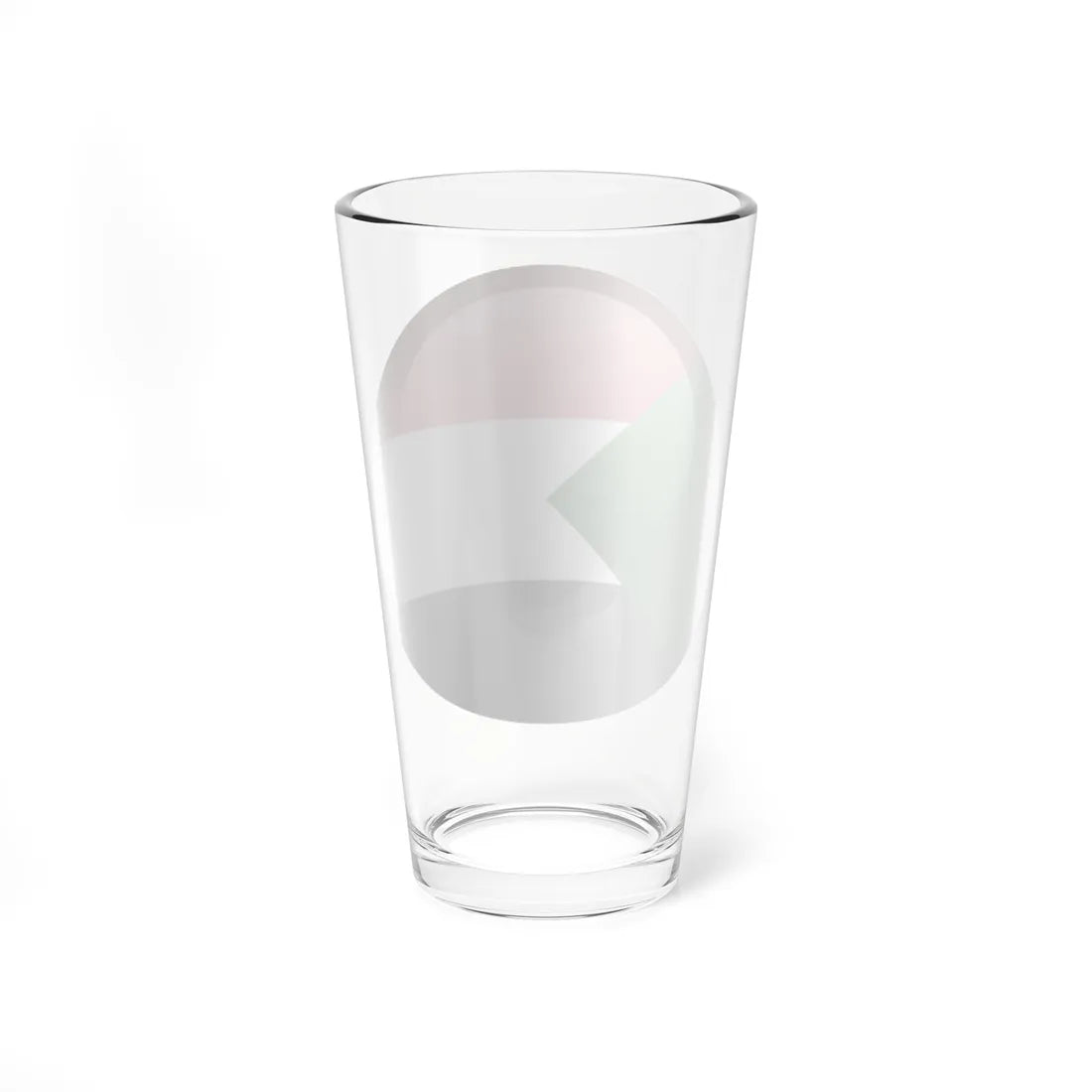 Flag orb Sudan (Sudan) Pint Glass 16oz - Go Mug Yourself