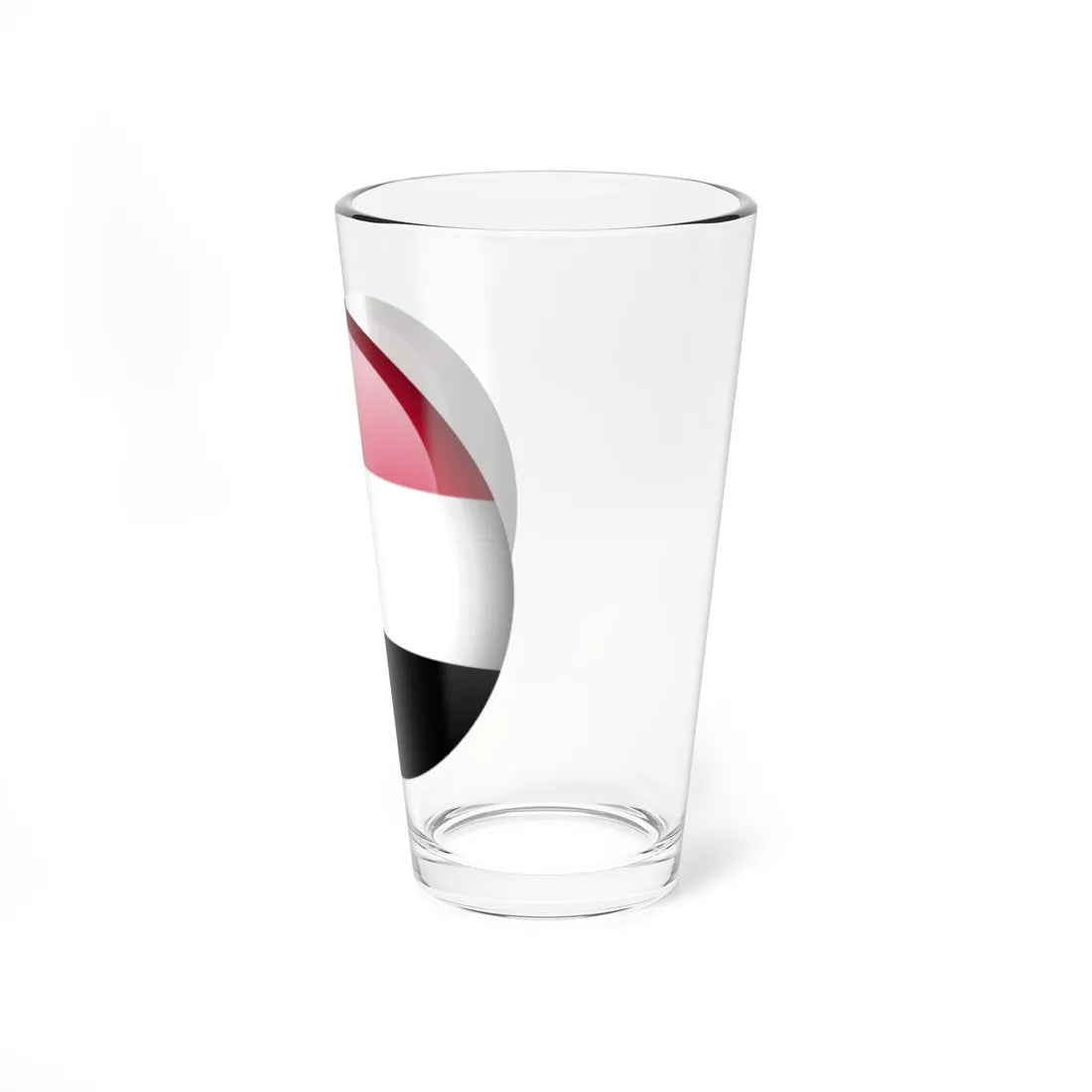 Flag orb Sudan (Sudan) Pint Glass 16oz - Go Mug Yourself