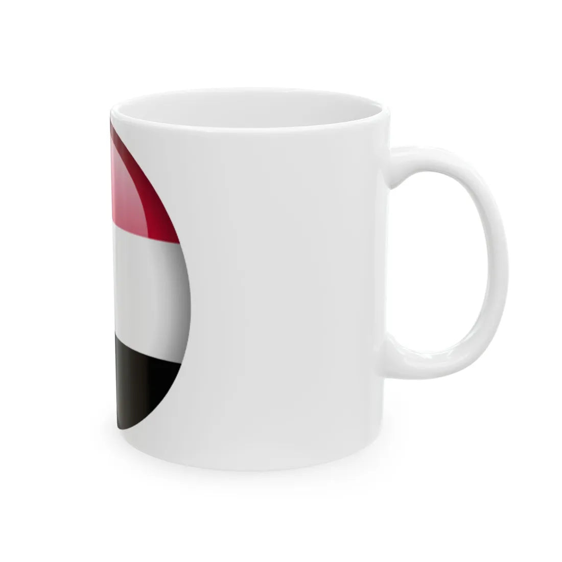 Flag orb Sudan (Sudan) White Coffee Mug - Go Mug Yourself