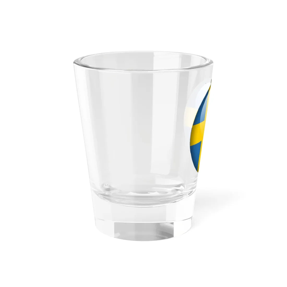 Flag orb Sweden (Sweden) Shot Glass 1.5oz - Go Mug Yourself