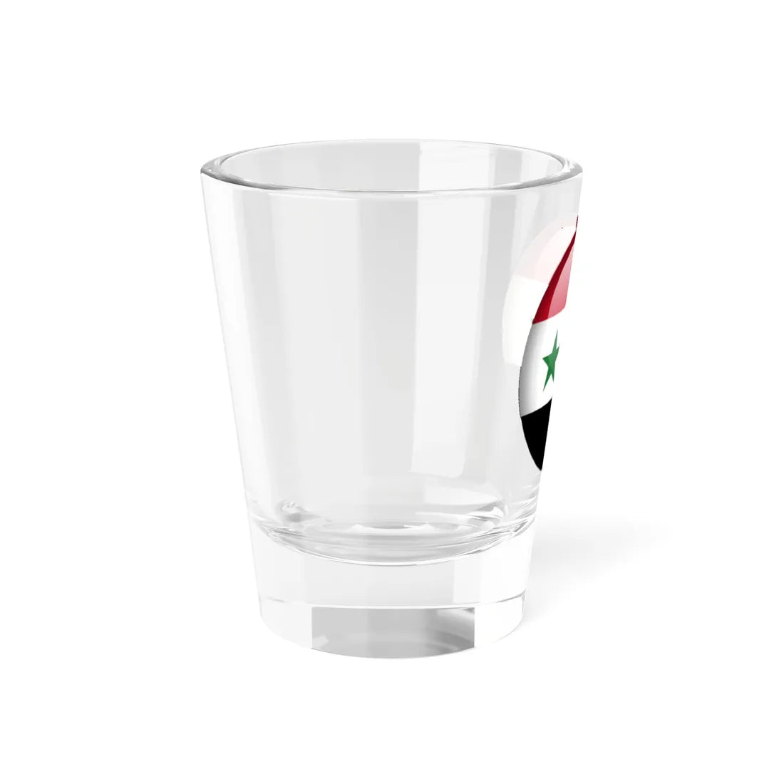 Flag orb Syria (Syria) Shot Glass 1.5oz - Go Mug Yourself