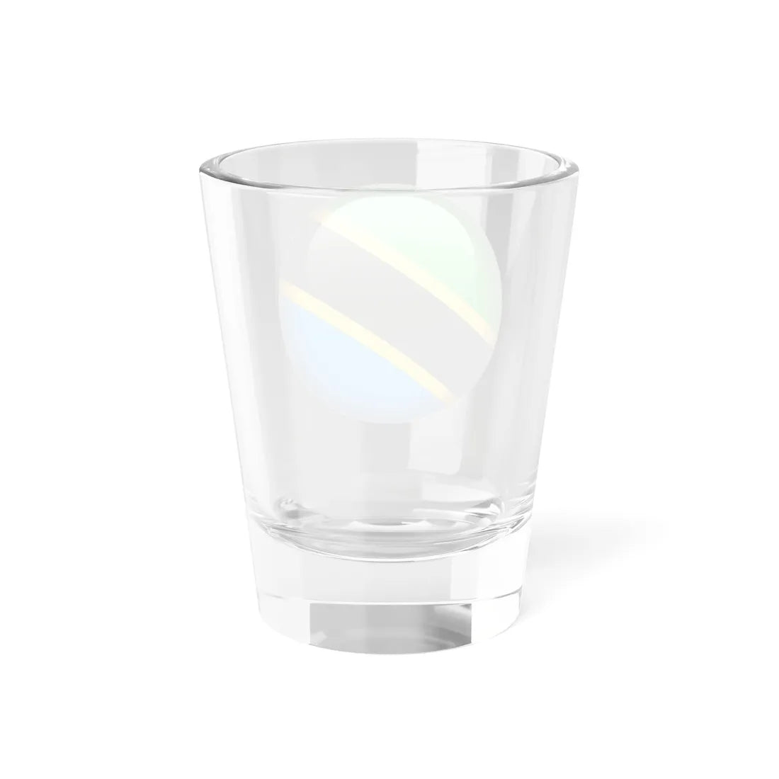 Flag orb Tanzania (Tanzania) Shot Glass 1.5oz - Go Mug Yourself