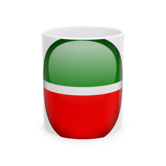 Flag orb Tatarstan (Russia) White Coffee Mug 11oz - Go Mug Yourself